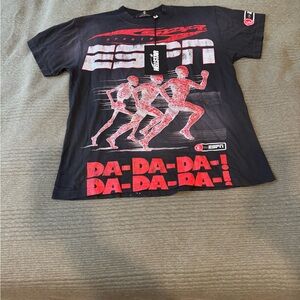 Hellstar limited edition ESPN Graphic T-Shirt in black and red